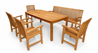Teak Gartenmöbel Set
