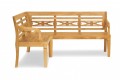 eckbank teak, holz eckbank, teak gartenbank, garten eckbank, 