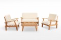 Sitzgruppe,outdoor bereich,loungemöbel,gartenmöbel,garten,teakholz,aus Teakholz