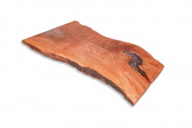 Tischplatte Platanenholz-Epoxidharz