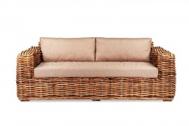 Lounge - Sofa Indoor/Outdoor Naturrattan Kubu