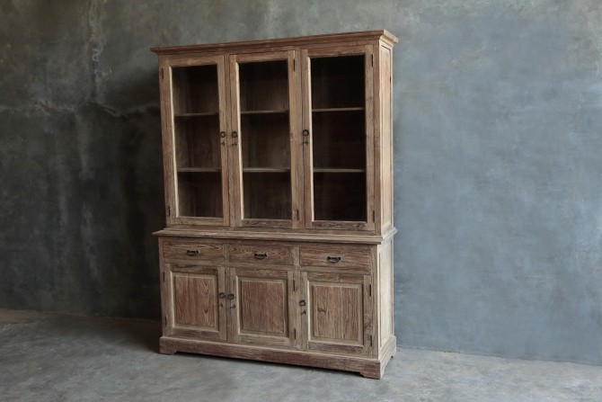 Teak Schrank braun