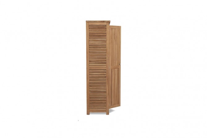 teak outdoor schrank mit Jaluzi