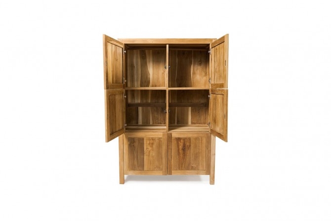 Massivholz Schrank Teak